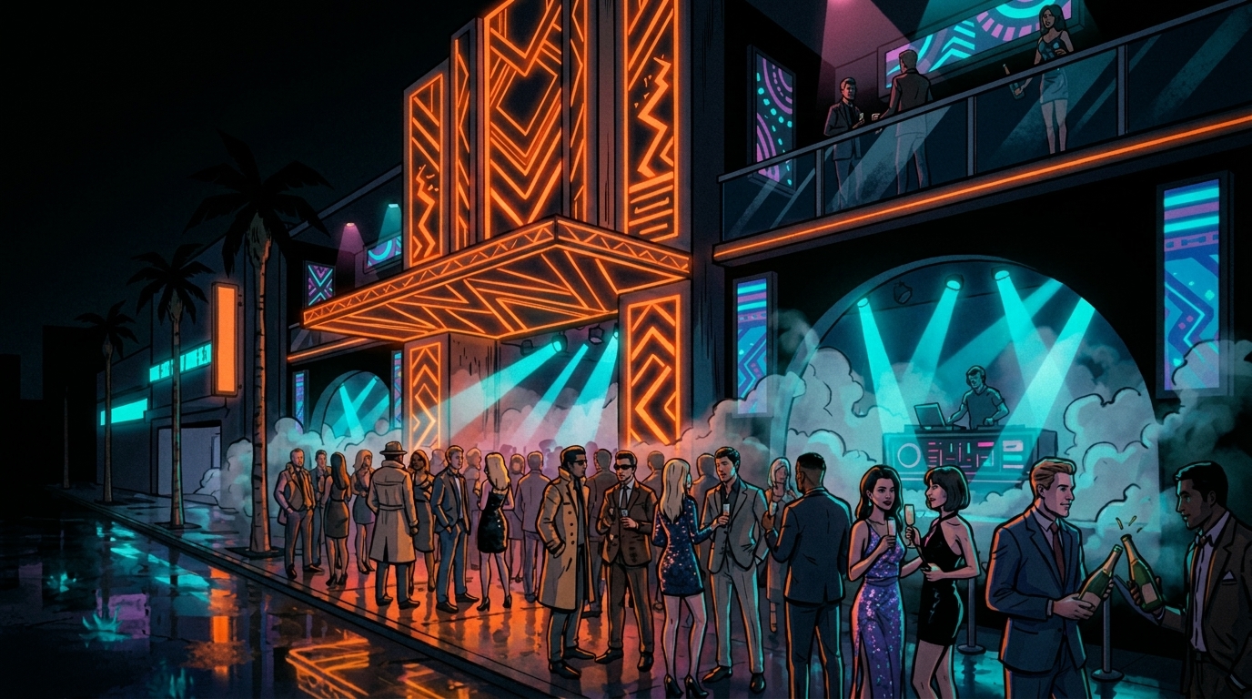Ambrosia Club - La boîte de nuit de Vice City dans GTA VI - ambiance 2