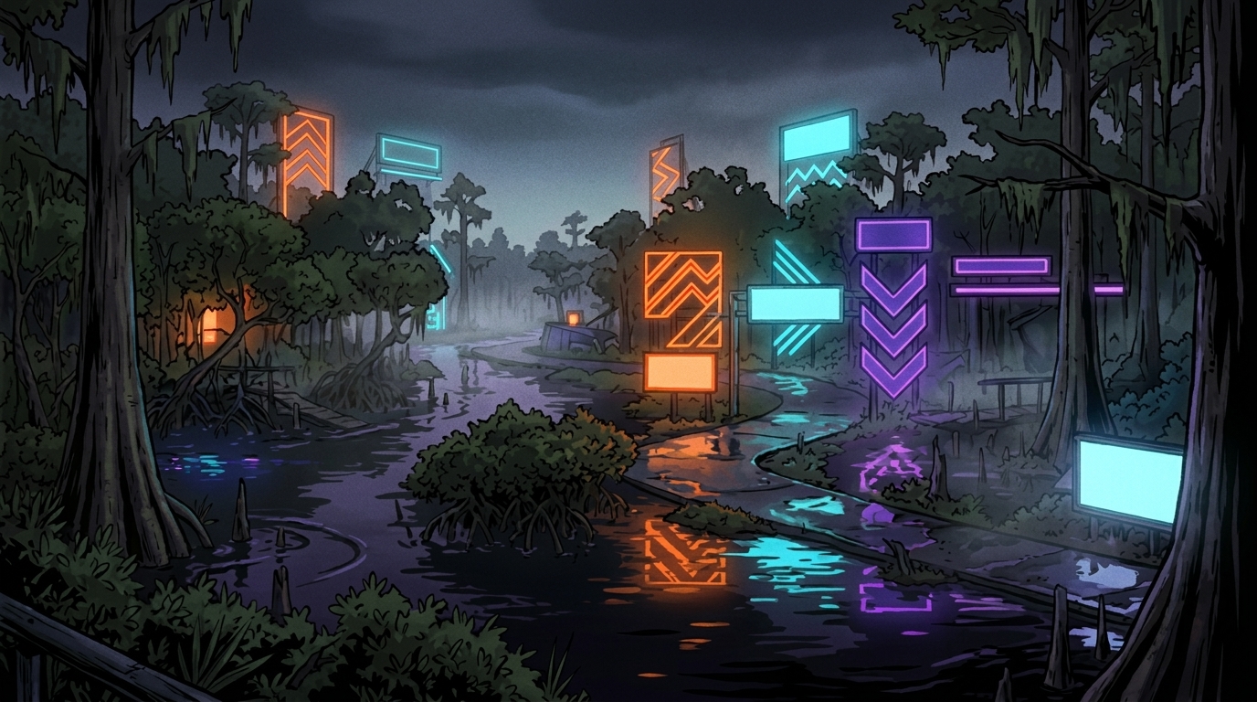 Everglades - Le marais interdit de Leonida dans GTA VI - ambiance 1