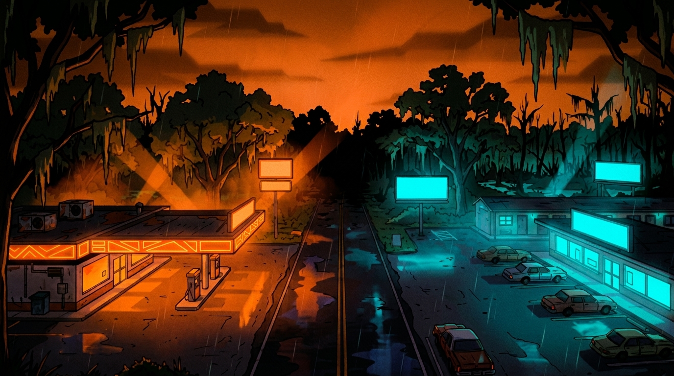 Exeter - La ville rurale au coeur de Kelly County dans GTA VI - ambiance 2