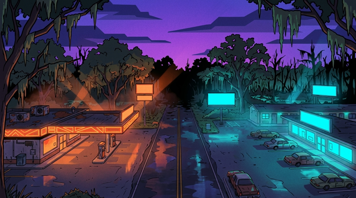 Exeter - La ville rurale au coeur de Kelly County dans GTA VI - ambiance 3