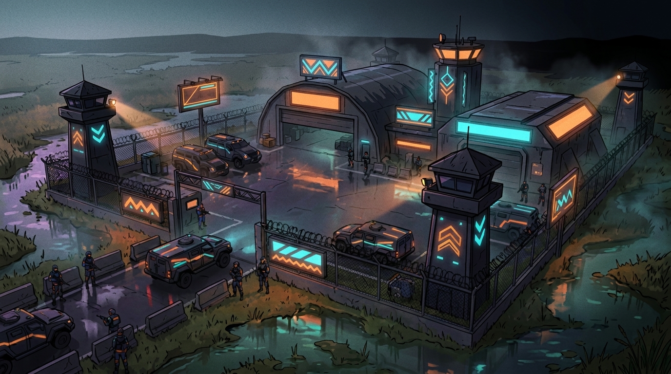 Fort Leonida - La base militaire mystérieuse de GTA VI - ambiance 1