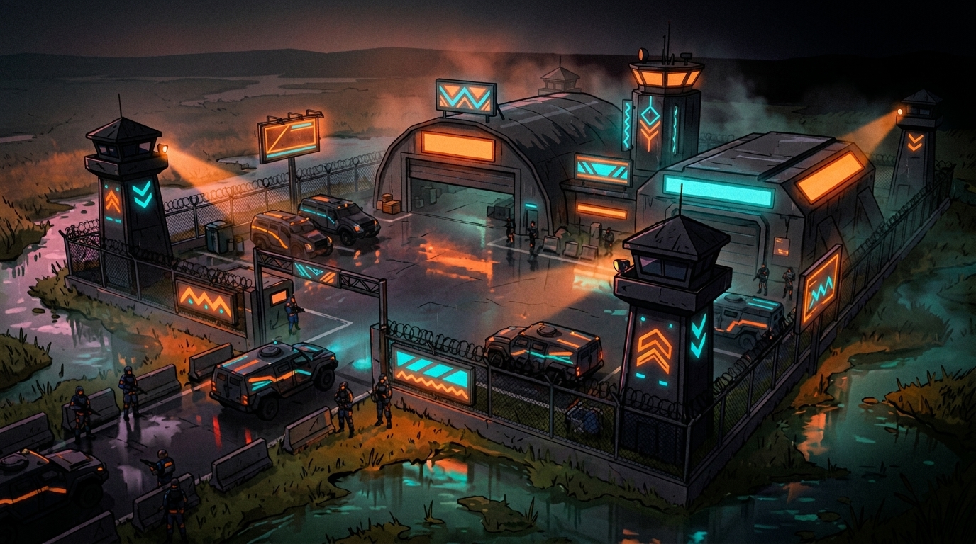 Fort Leonida - La base militaire mystérieuse de GTA VI - ambiance 2