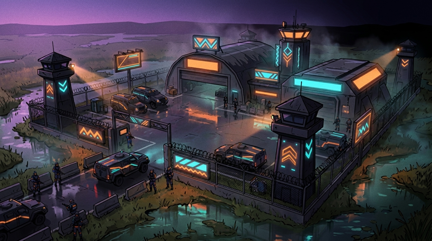 Fort Leonida - La base militaire mystérieuse de GTA VI - ambiance 3
