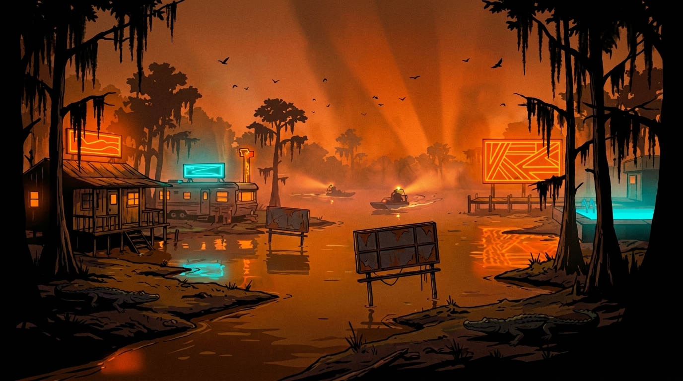 Grassrivers - Les marécages de GTA VI - ambiance 2