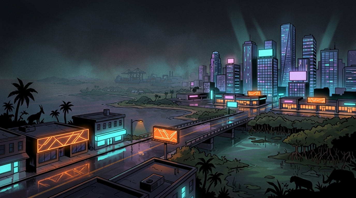Leonida - L'État fictif de GTA VI inspiré de la Floride - ambiance 2