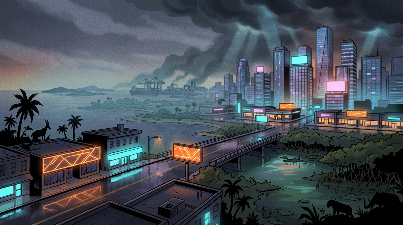 Leonida - L'État fictif de GTA VI inspiré de la Floride - ambiance 3
