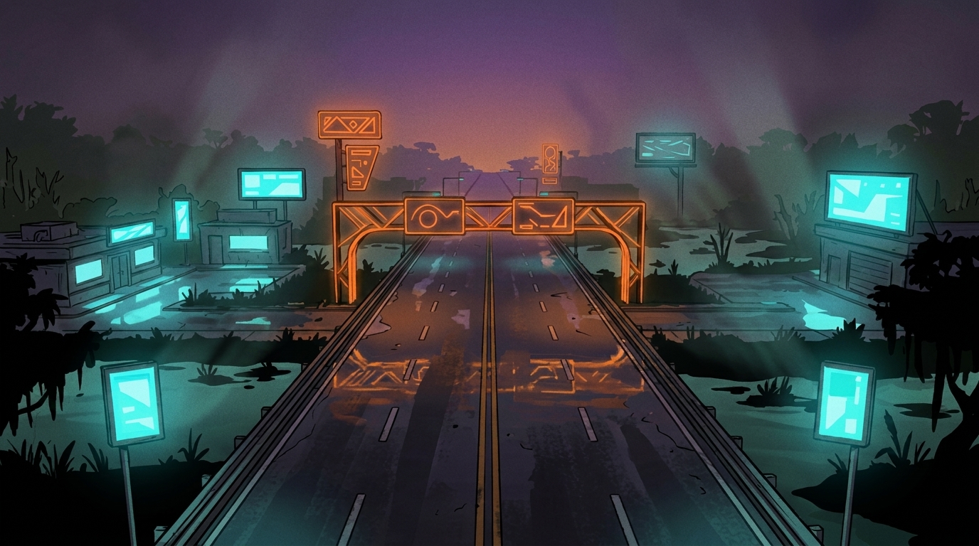 Leonida Highway - L'autoroute du chaos dans GTA VI - ambiance 3