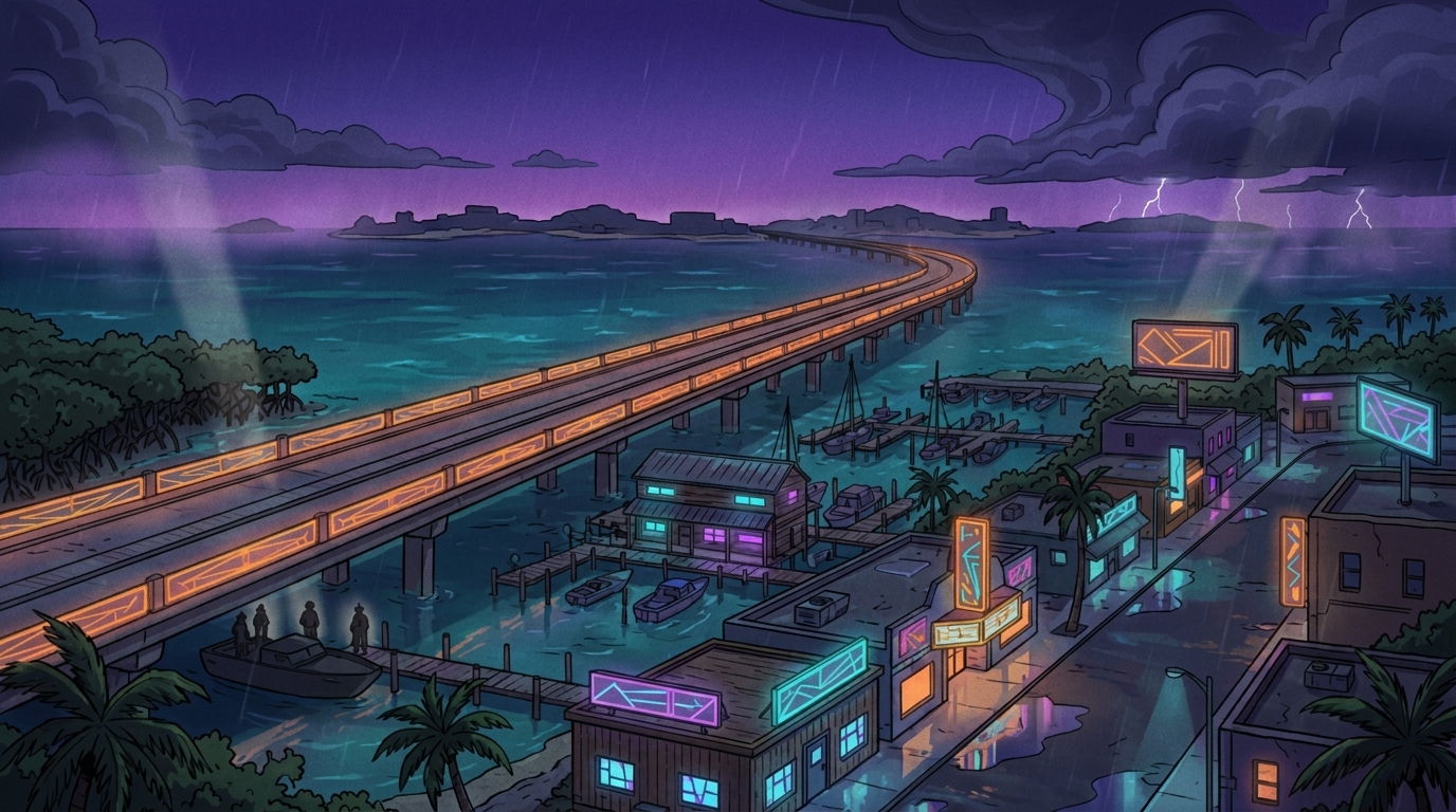 Leonida Keys - L'archipel insulaire de GTA VI - ambiance 1