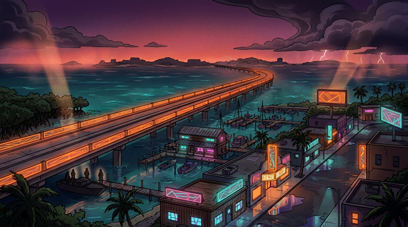 Leonida Keys - L'archipel insulaire de GTA VI - ambiance 3