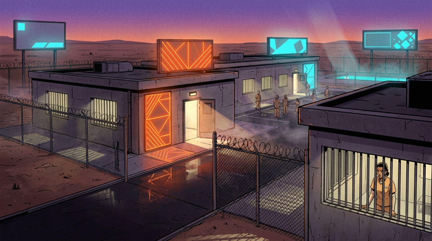 Pénitencier de Kelly County - La prison de Leonida dans GTA VI - ambiance 3