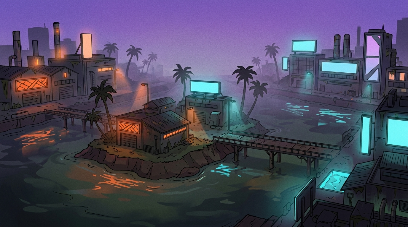 Prawn Island - L'île secrète de Vice City dans GTA VI - ambiance 1
