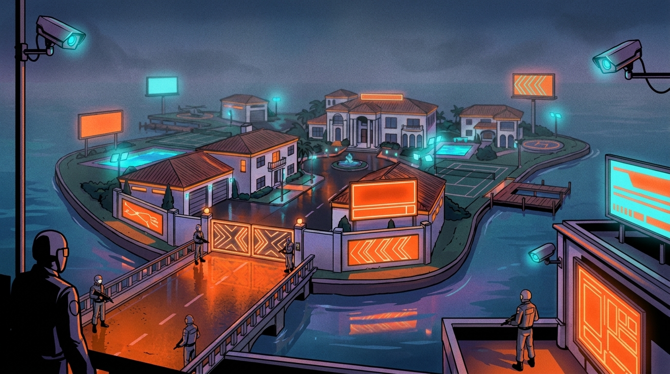 Starfish Island - L'enclave des ultra-riches de Vice City dans GTA VI - ambiance 3