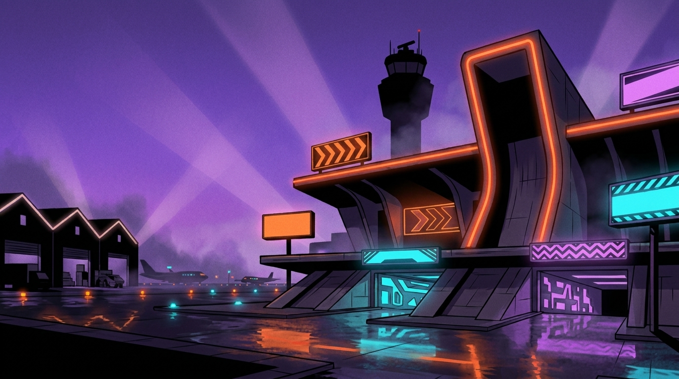 Vice City International Airport - L'aéroport de GTA VI - ambiance 1