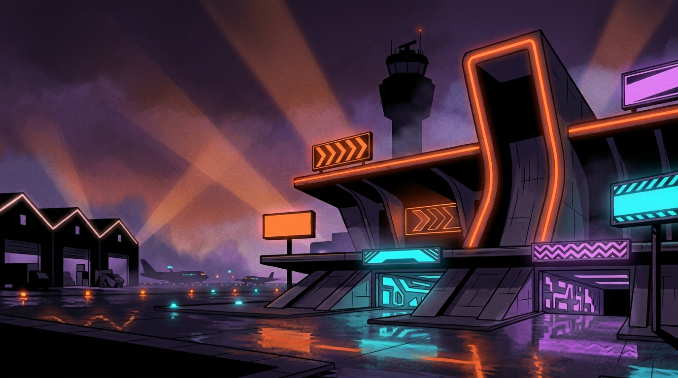 Vice City International Airport - L'aéroport de GTA VI - ambiance 2