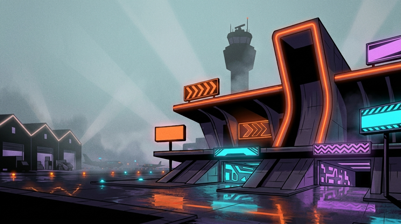 Vice City International Airport - L'aéroport de GTA VI - ambiance 3