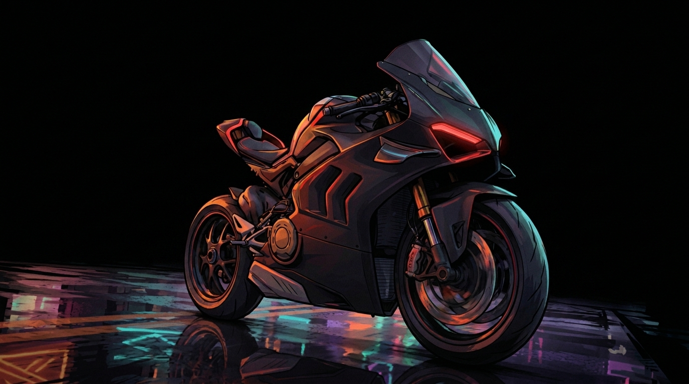 Pegassi Bati 801 - La moto sportive de GTA VI - vue 1