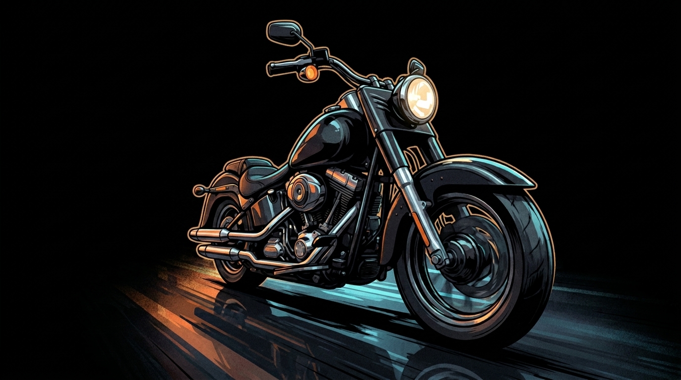 Western Daemon - La moto de gang qui gronde dans les rues de Vice City - vue 1