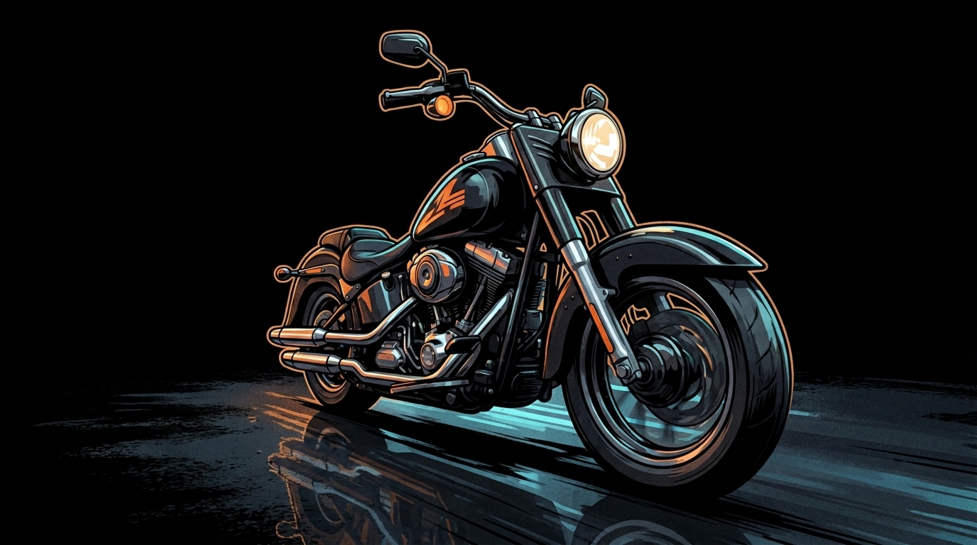 Western Daemon - La moto de gang qui gronde dans les rues de Vice City - vue 2